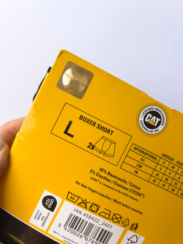 پک شورت مردانه باکسر پادار برند کت کد m2151