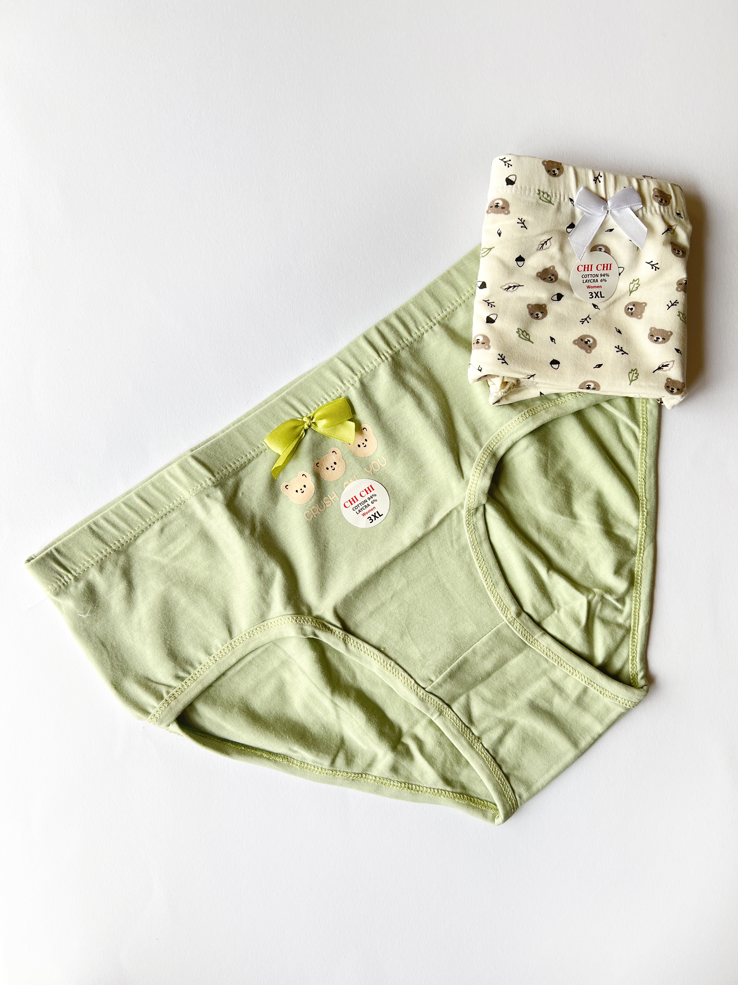 پک اقتصادی و تک شورت زنانه نخ کتان XL-2XL