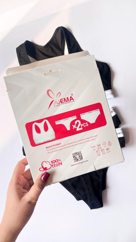 ست نیم تنه و شورت کلوین سه تیکه اما EMA کد 5800